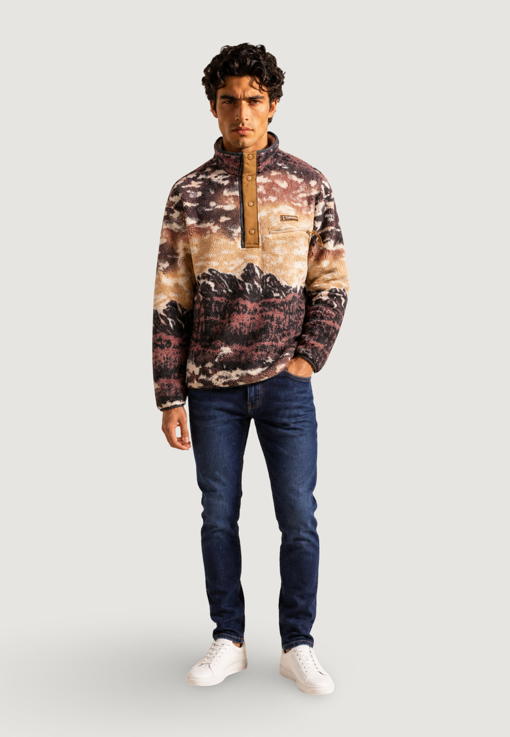 Sweatshirt Columbia Helvetia™ II Printed Half Snap Fleece