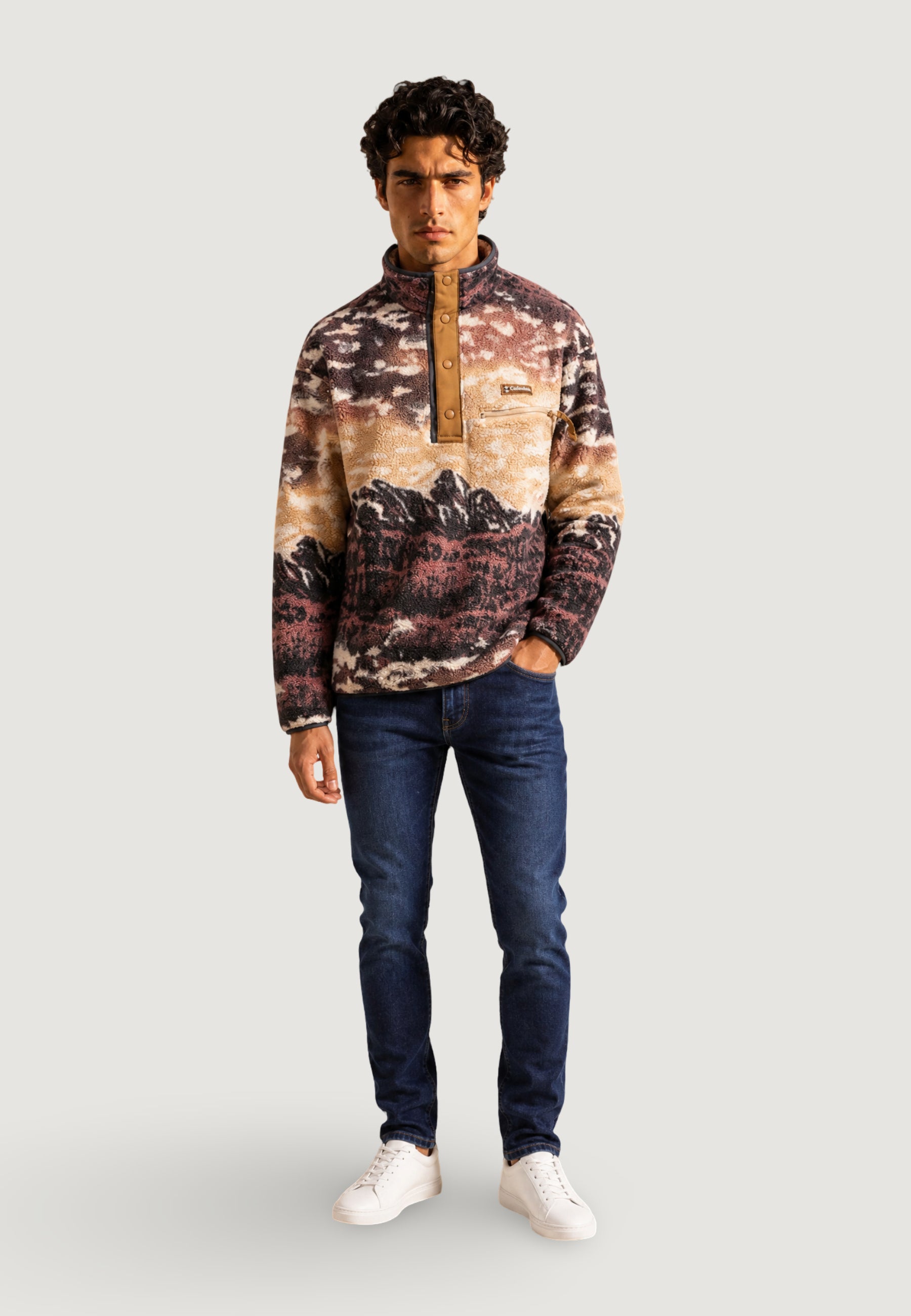 Sweatshirt Columbia Helvetia™ II Printed Half Snap Fleece