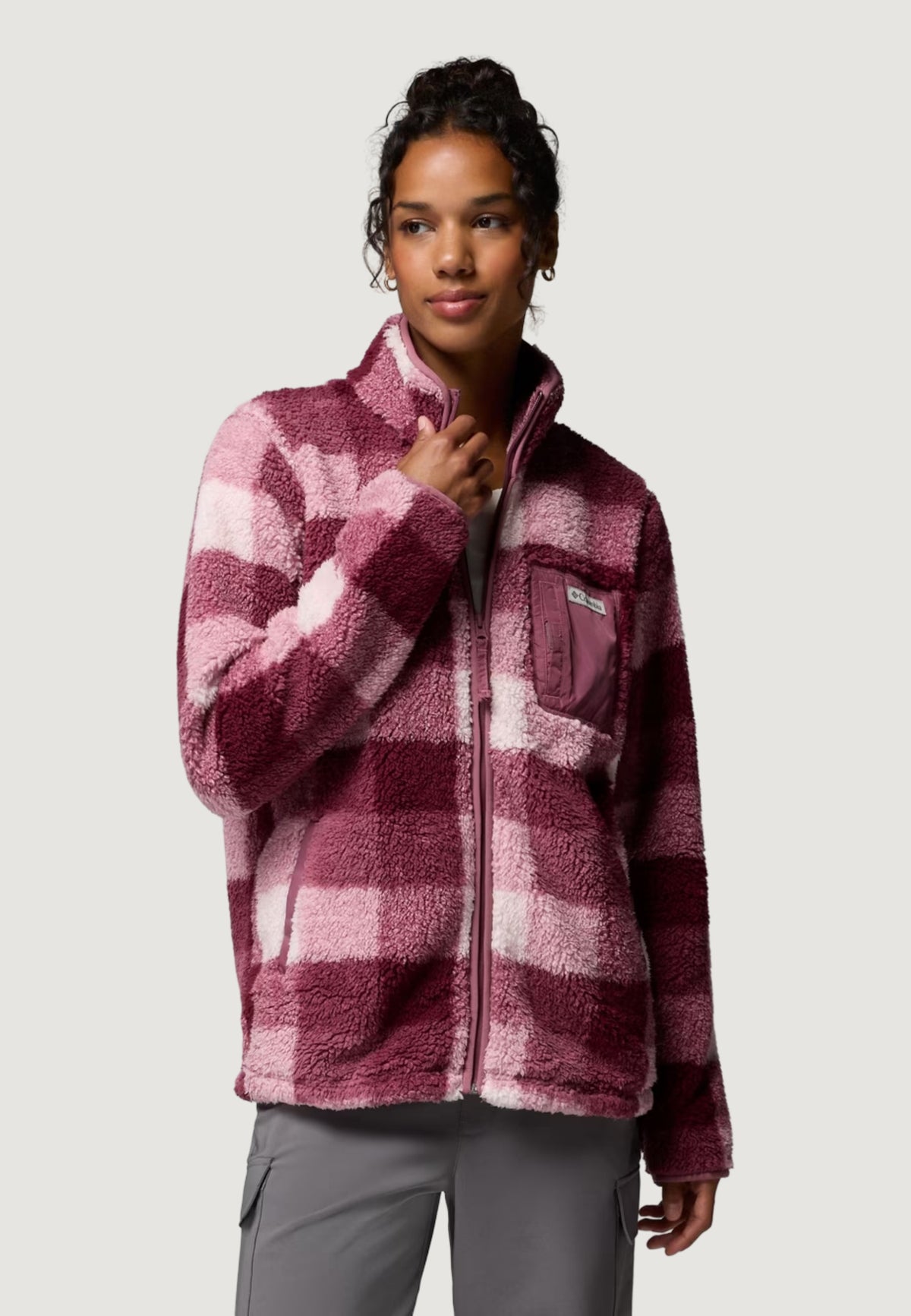 Felpa senza cappuccio Columbia West Bend Print Full Zip II