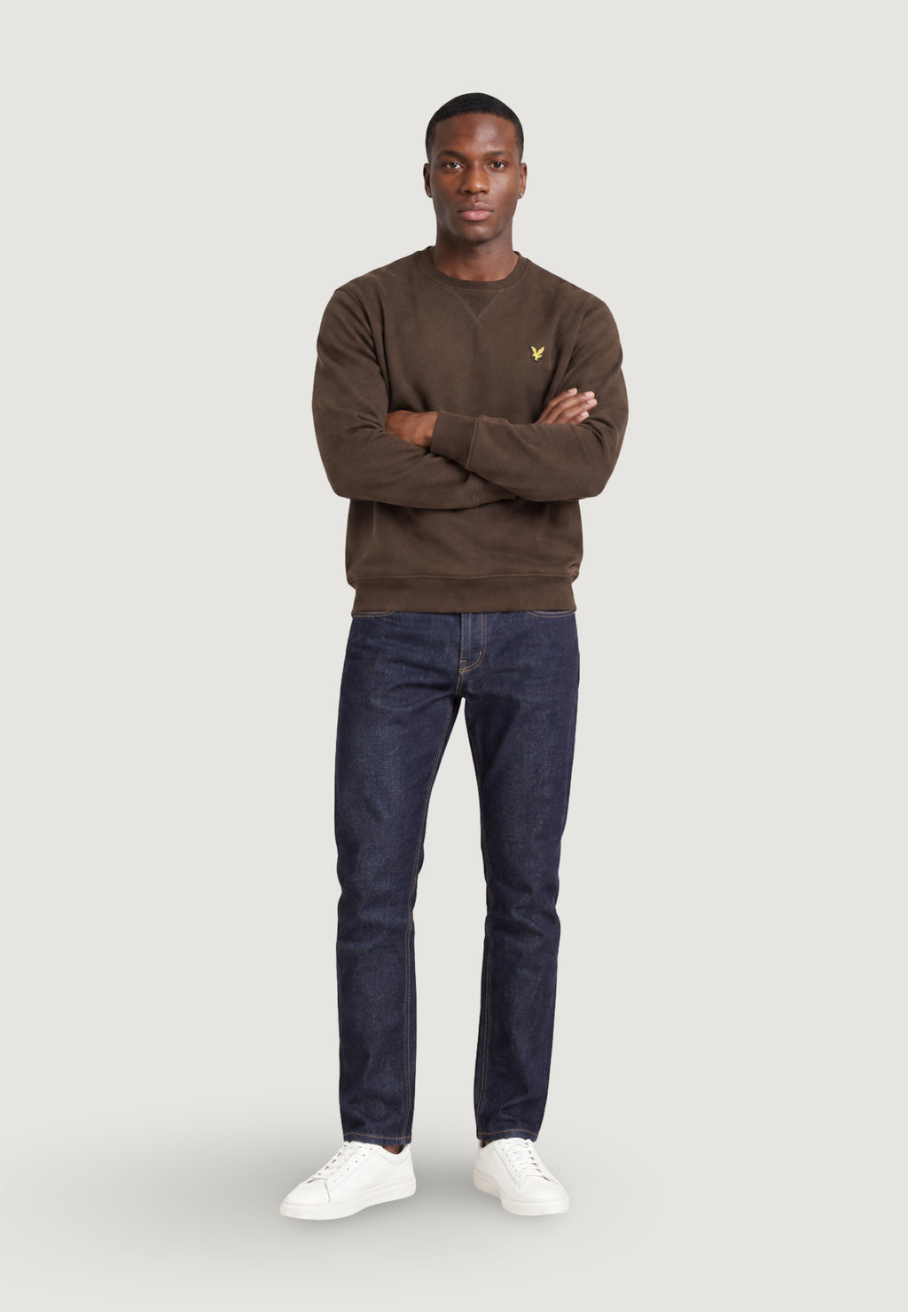 Sweatshirt Lyle & Scott Brushed Back Crew Neck Sweatsh