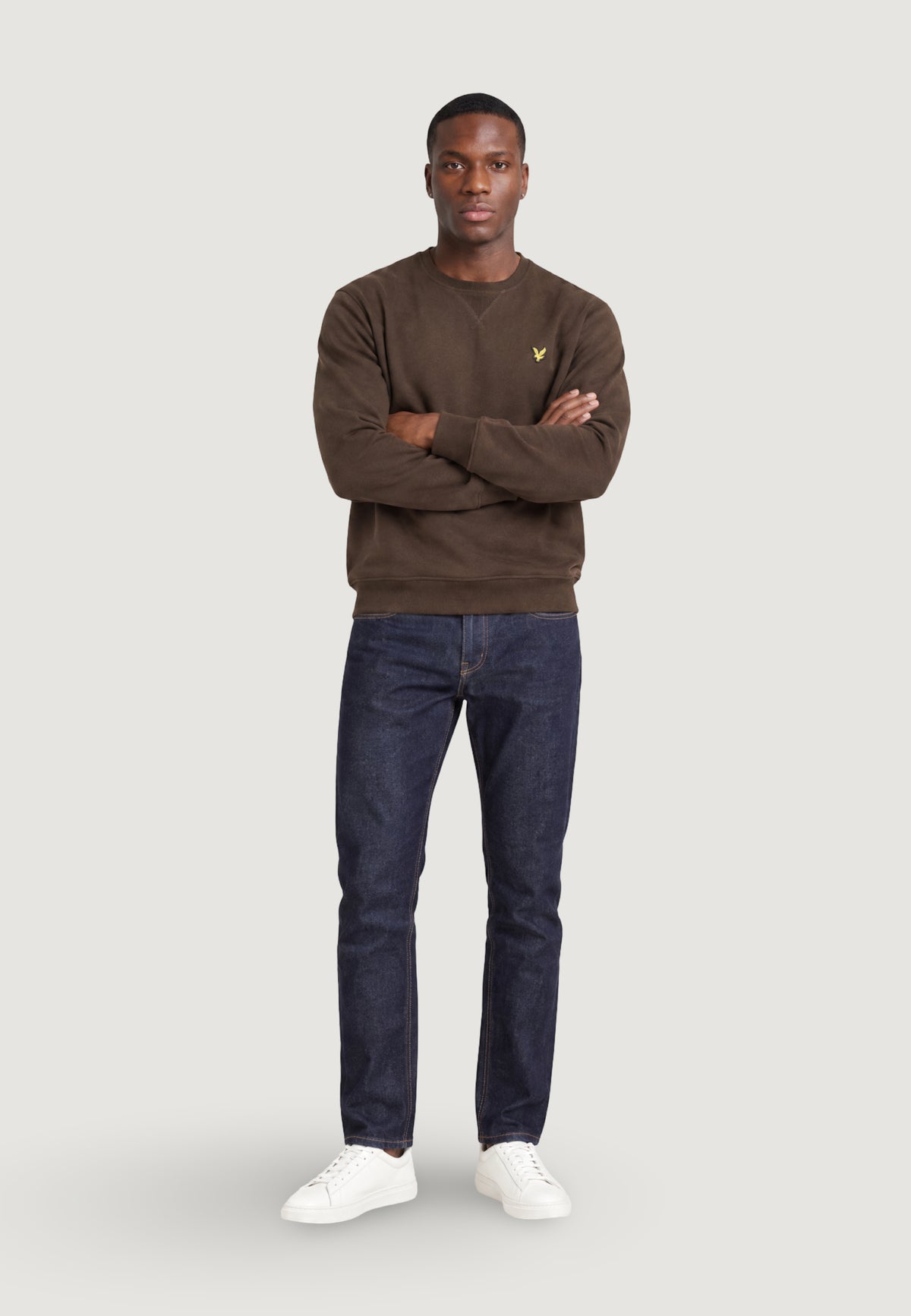 Sweatshirt Lyle & Scott Brushed Back Crew Neck Sweatsh