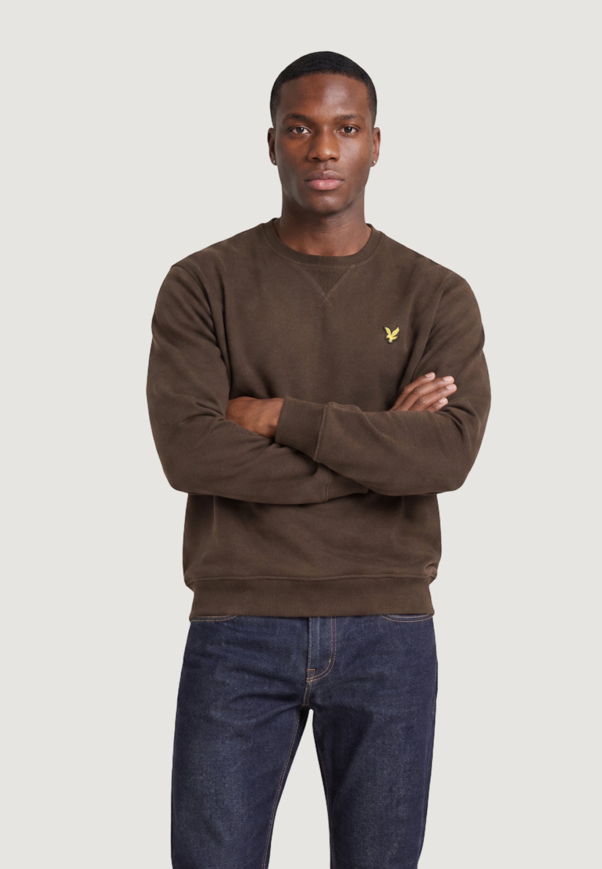 Sweatshirt Lyle & Scott Brushed Back Crew Neck Sweatsh