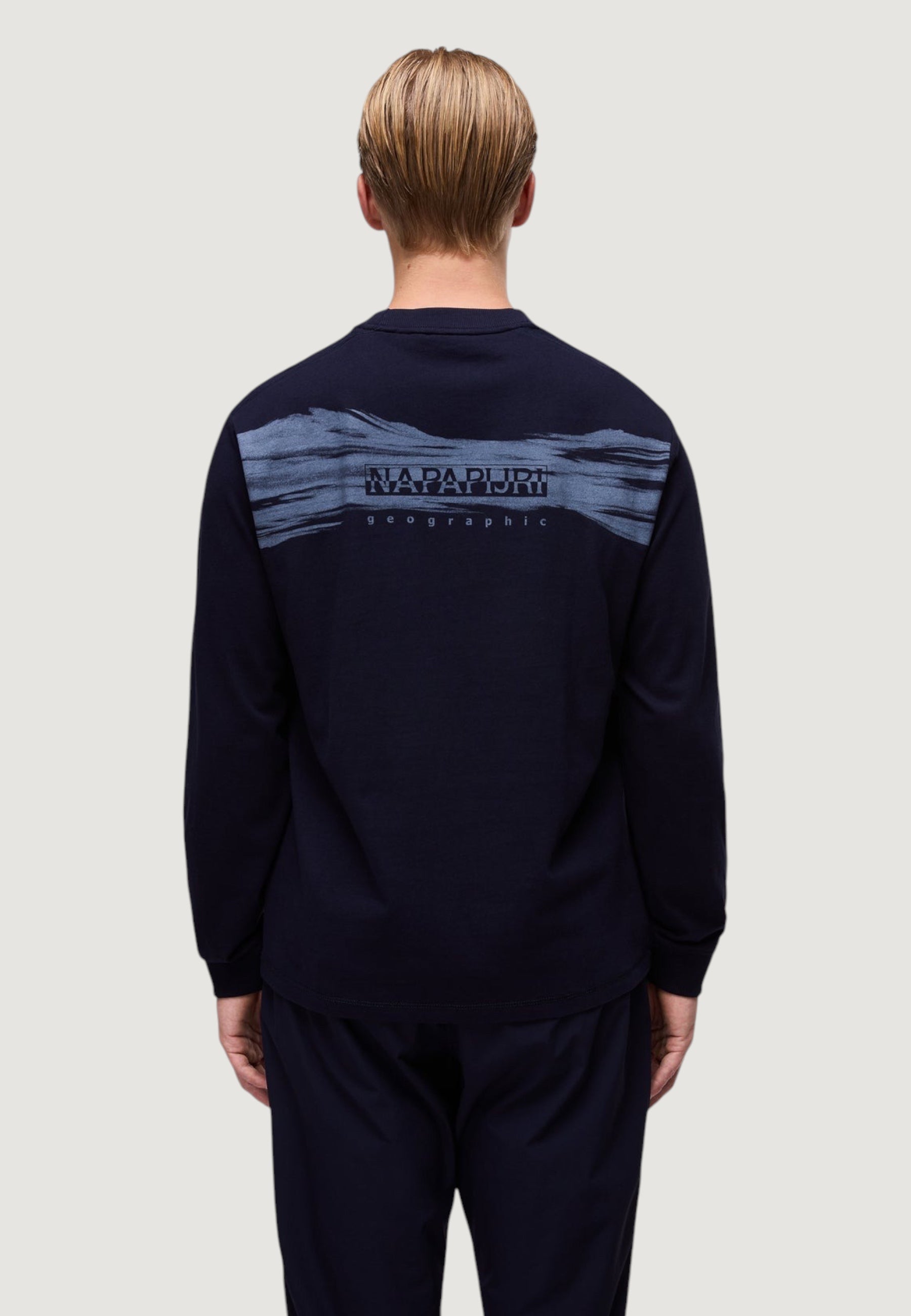 Felpa senza cappuccio Napapijri B-BACK GRAPHIC C