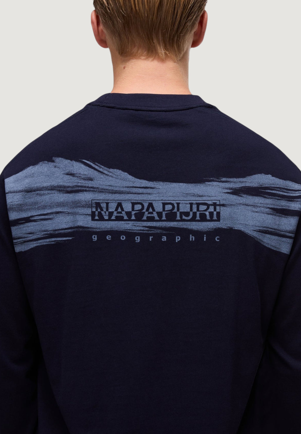 Felpa senza cappuccio Napapijri B-BACK GRAPHIC C