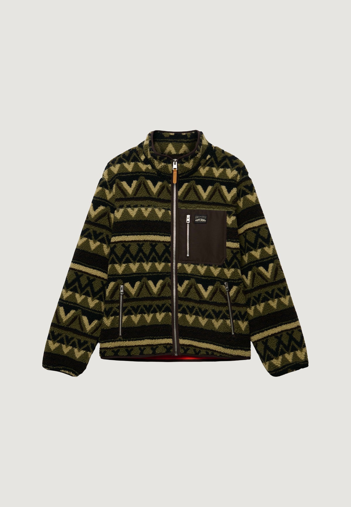 Sweatshirt Superdry Abstract Fleece Zip Through