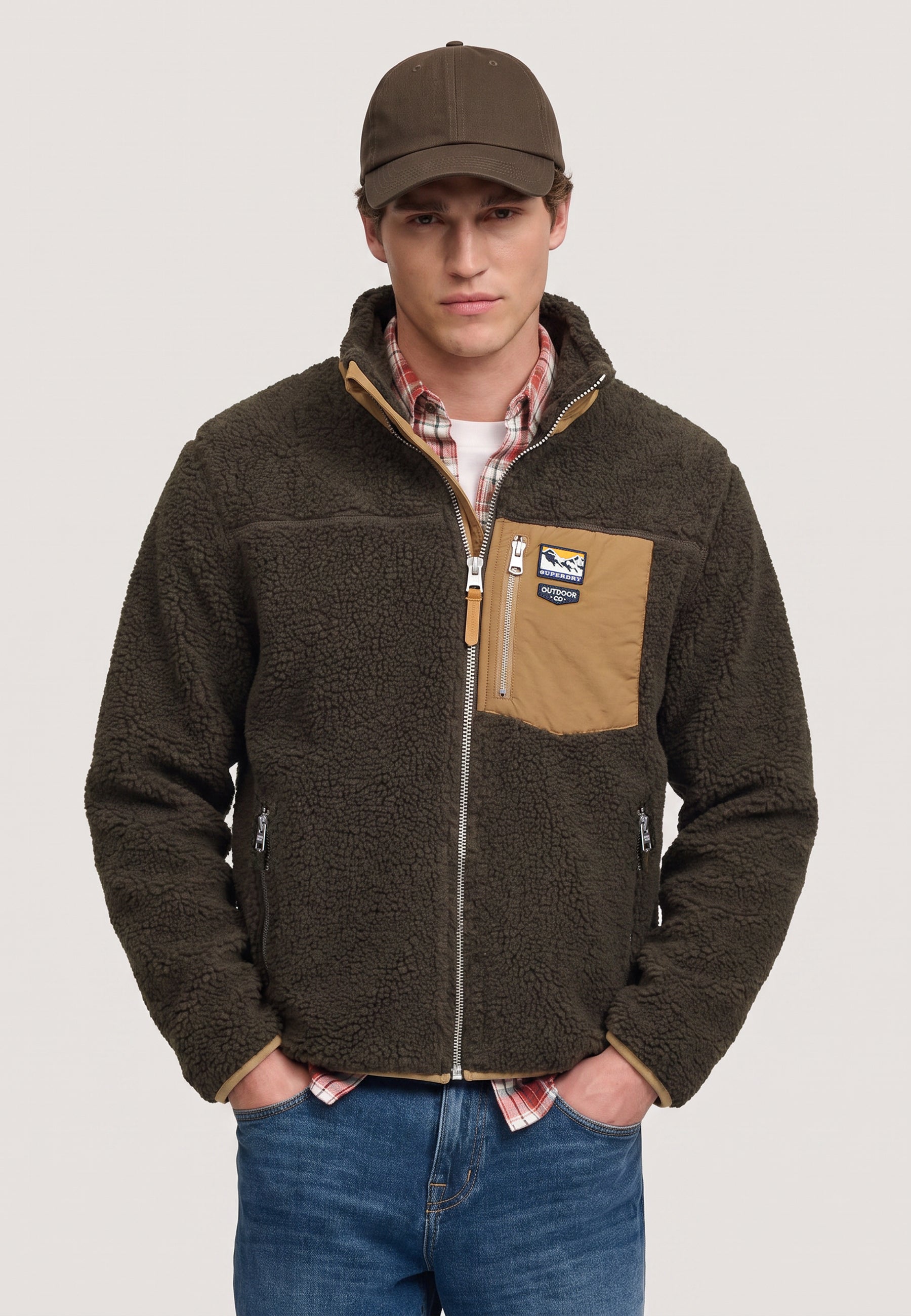 Felpa senza cappuccio Superdry Mountain Full Zip Fleece