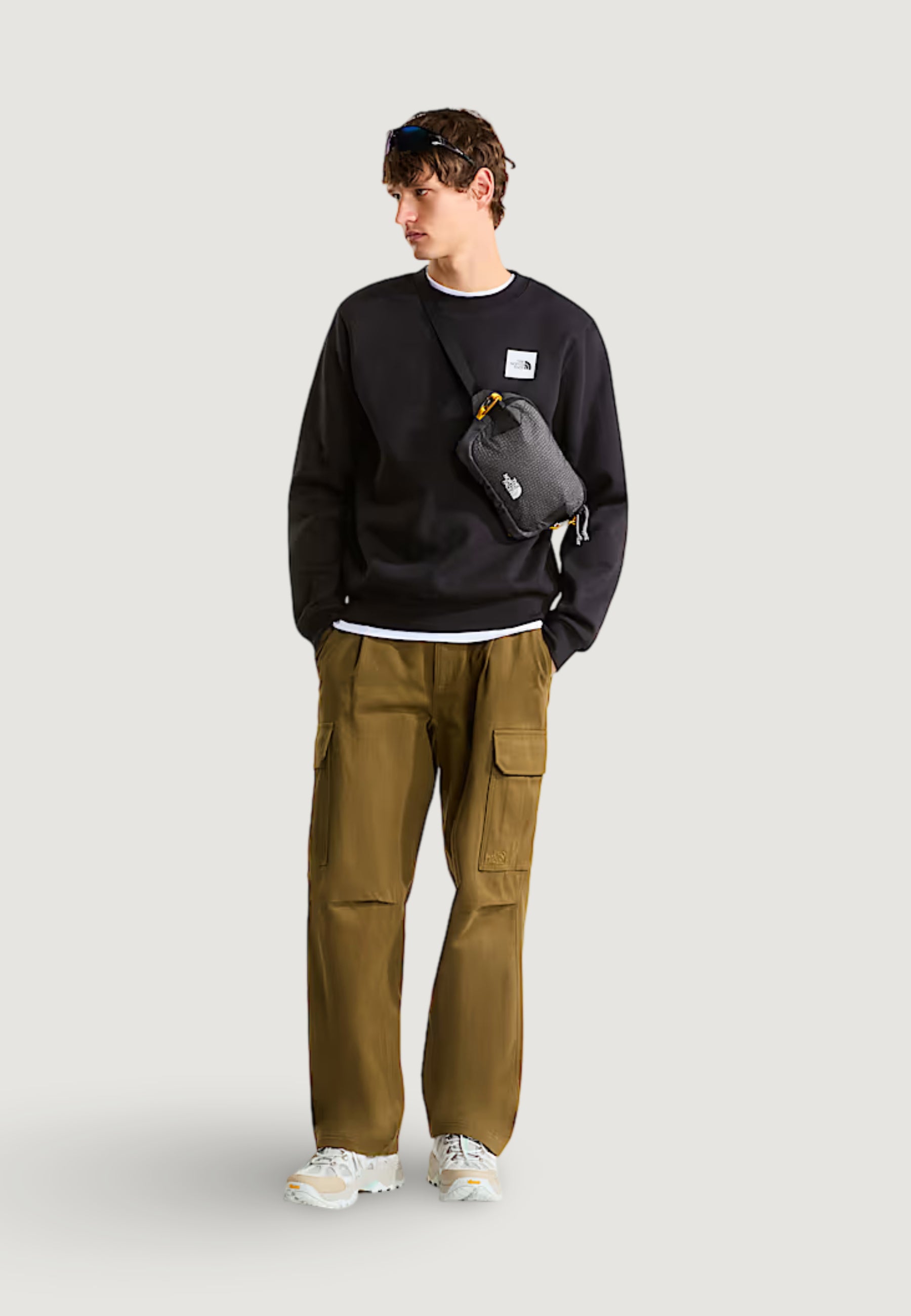 Felpa senza cappuccio The North Face M BOX HD REG CREW