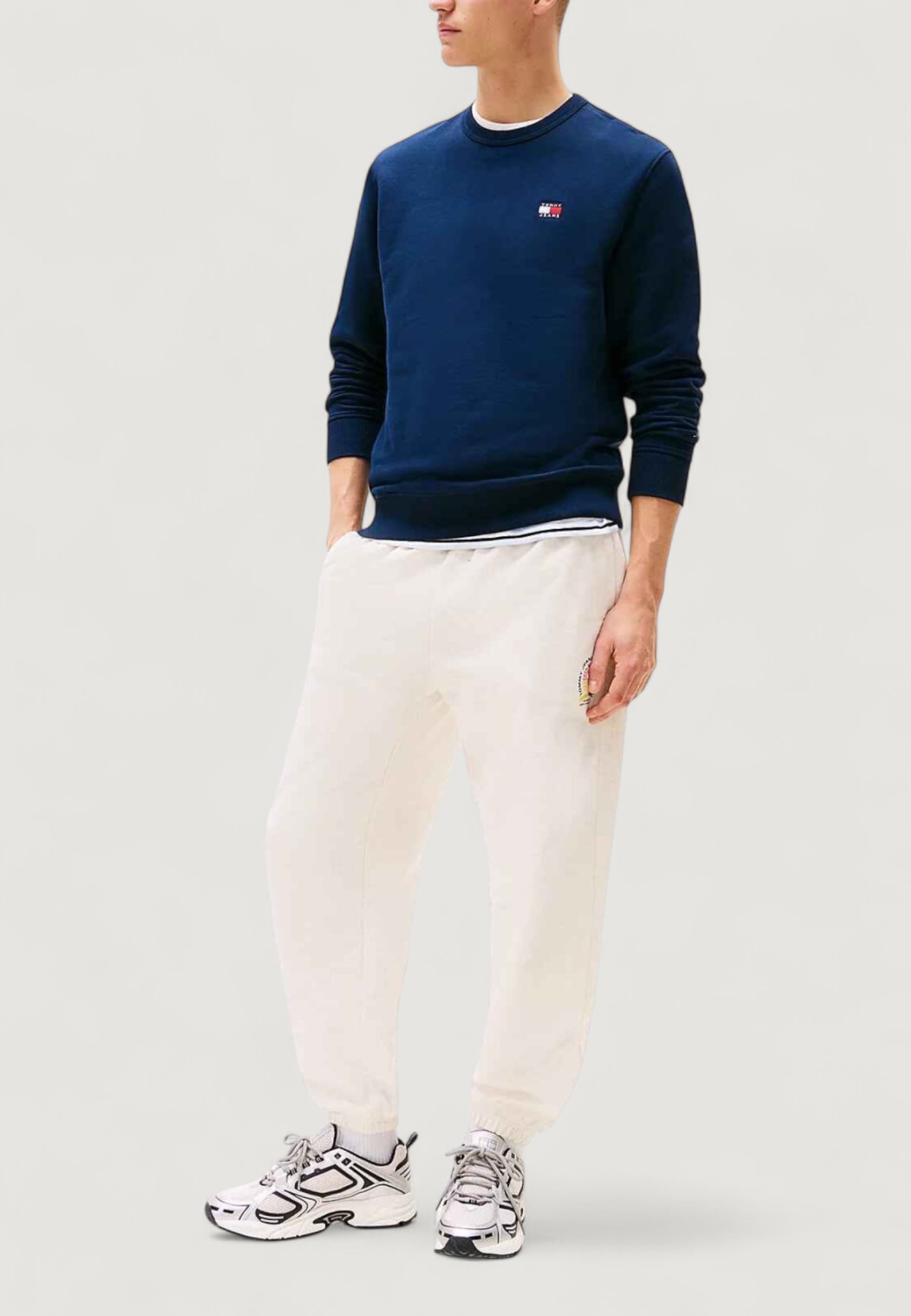 Felpa senza cappuccio Tommy Hilfiger Jeans TJM REG BADGE CREW E