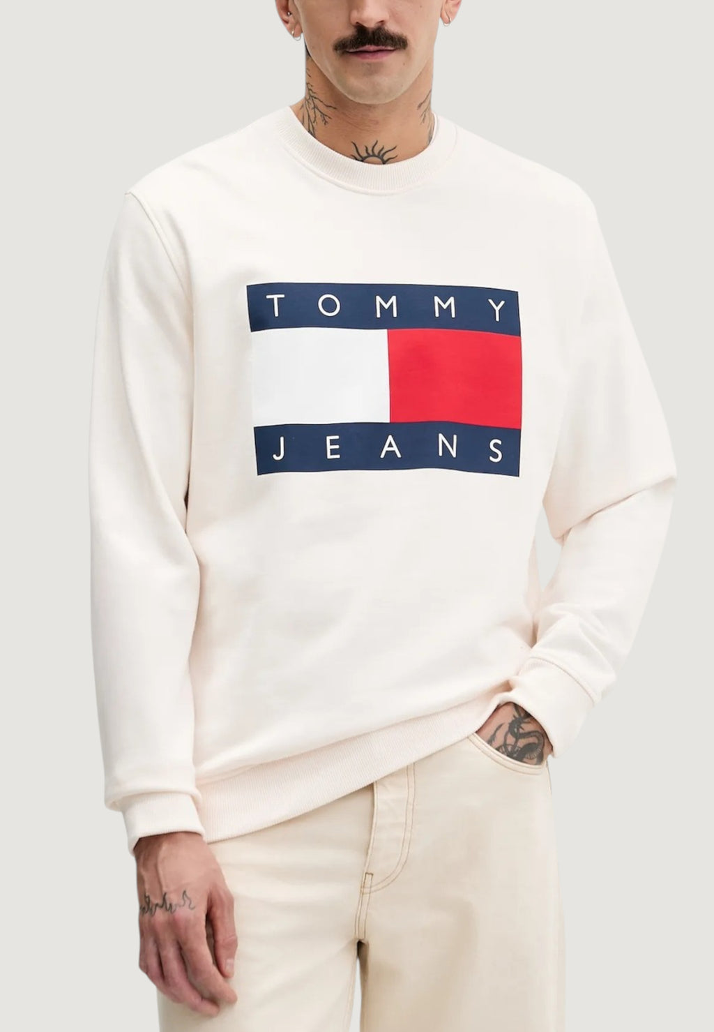 Felpa senza cappuccio Tommy Hilfiger Jeans DM0DM22643
