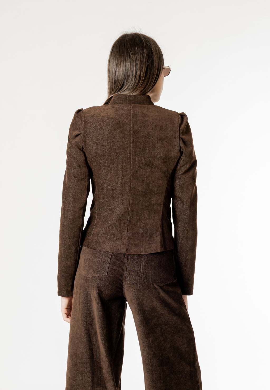 Giacca I am SARA FAUX SUEDE NAPOLEON JACKET
