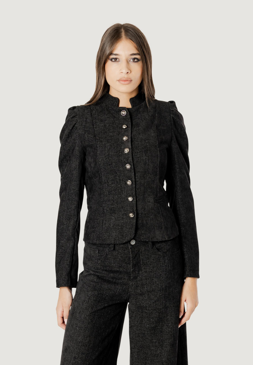 Giacca I am SARA FAUX SUEDE NAPOLEON JACKET