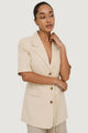 Blazer Jacqueline de Yong Jdynaomi Linen S/S Belt Blazer Tlr