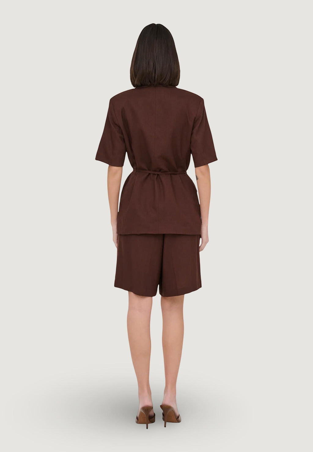 Blazer Jacqueline de Yong Jdynaomi Linen S/S Belt Blazer Tlr