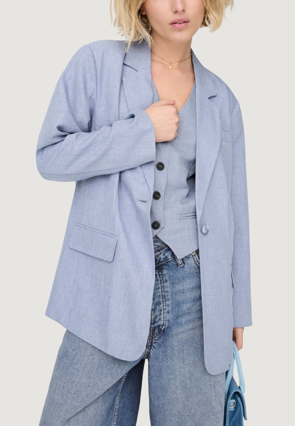Giacca Only Onllinda Ls Boyfr Mel Blazer Tlr Noos