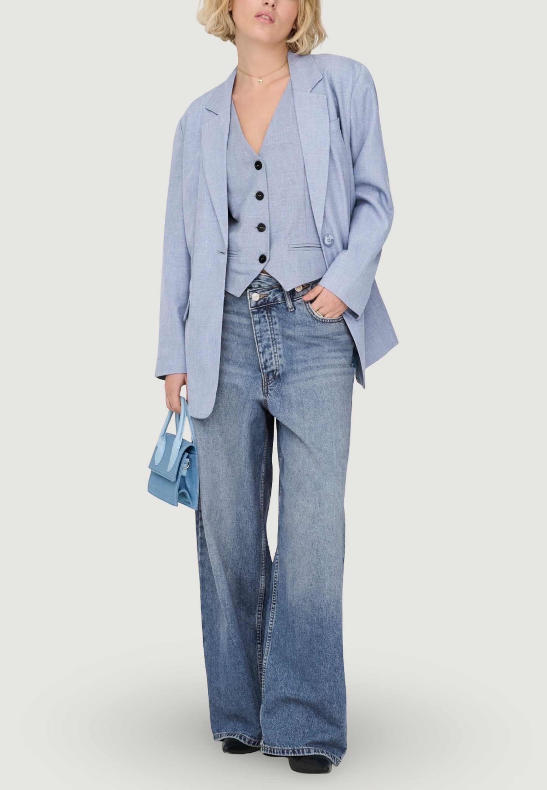 Giacca Only Onllinda Ls Boyfr Mel Blazer Tlr Noos