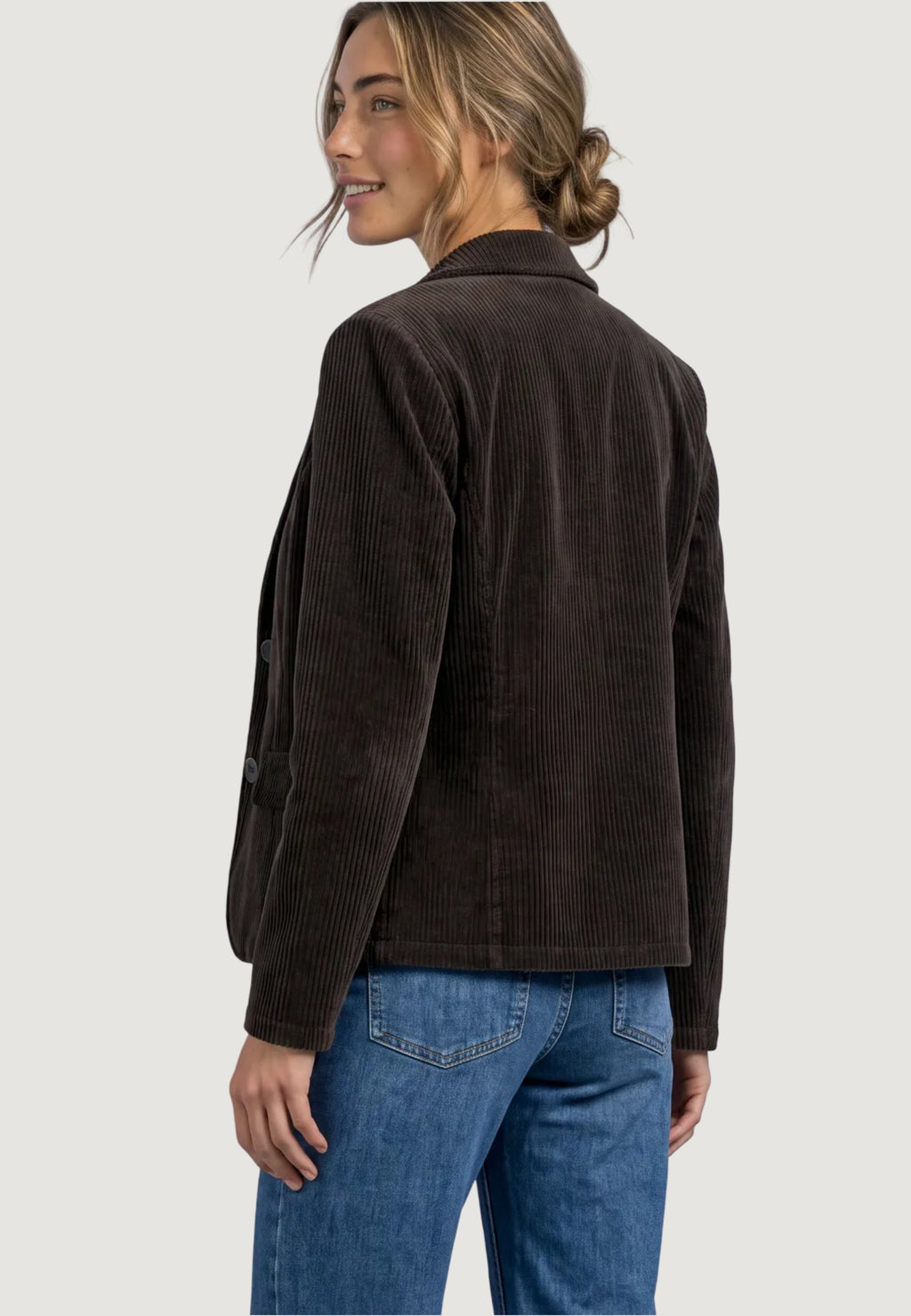 Giacca Street One Short Soft Corduroy Blazer