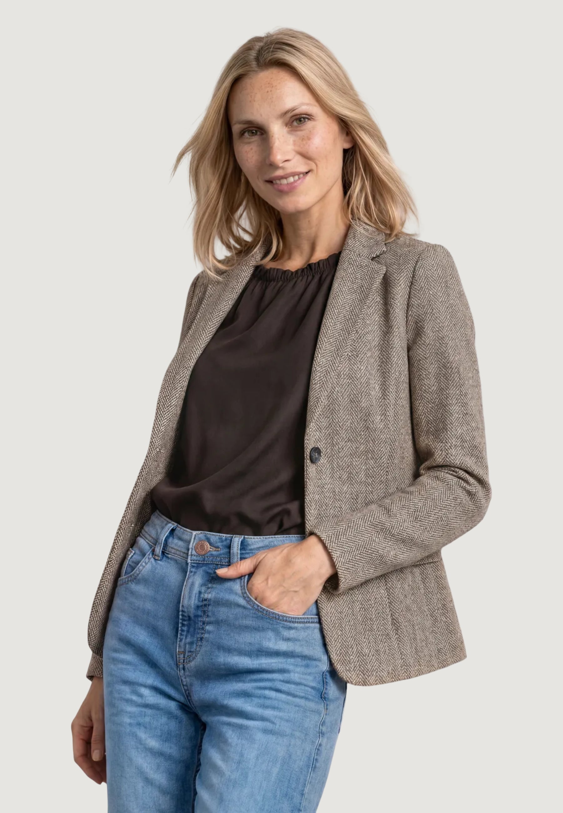 Blazer Street One QR Dessin Basic Blazer