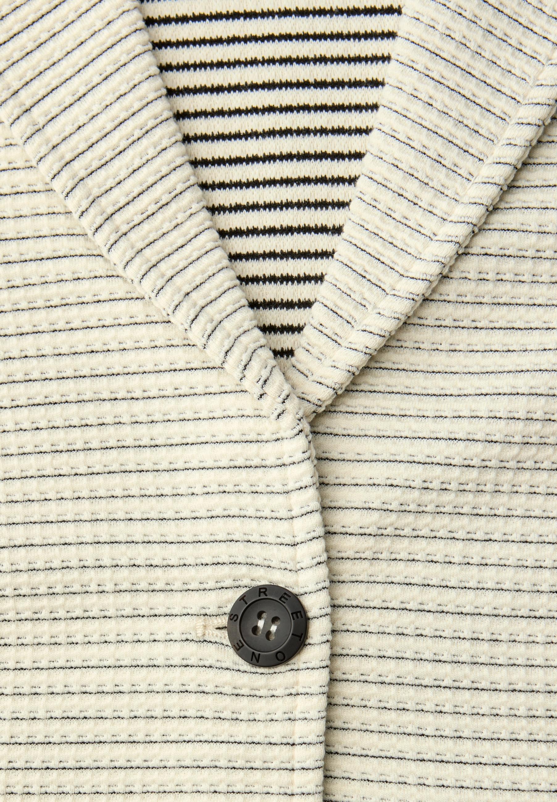 Giacca Street One Striped Structured Basic Blazer