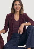 Giacca Street One Short Soft Corduroy Blazer