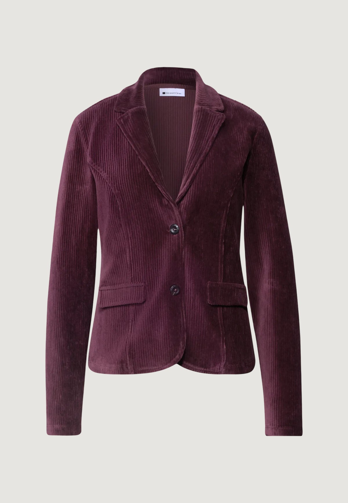 Giacca Street One Short Soft Corduroy Blazer