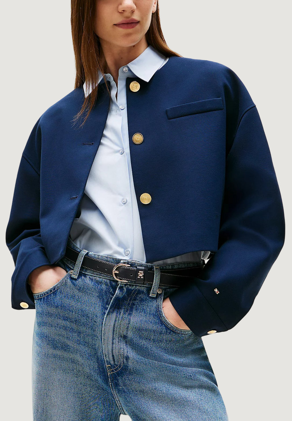 Giacca Tommy Hilfiger PUNTO CROP LADY JACK