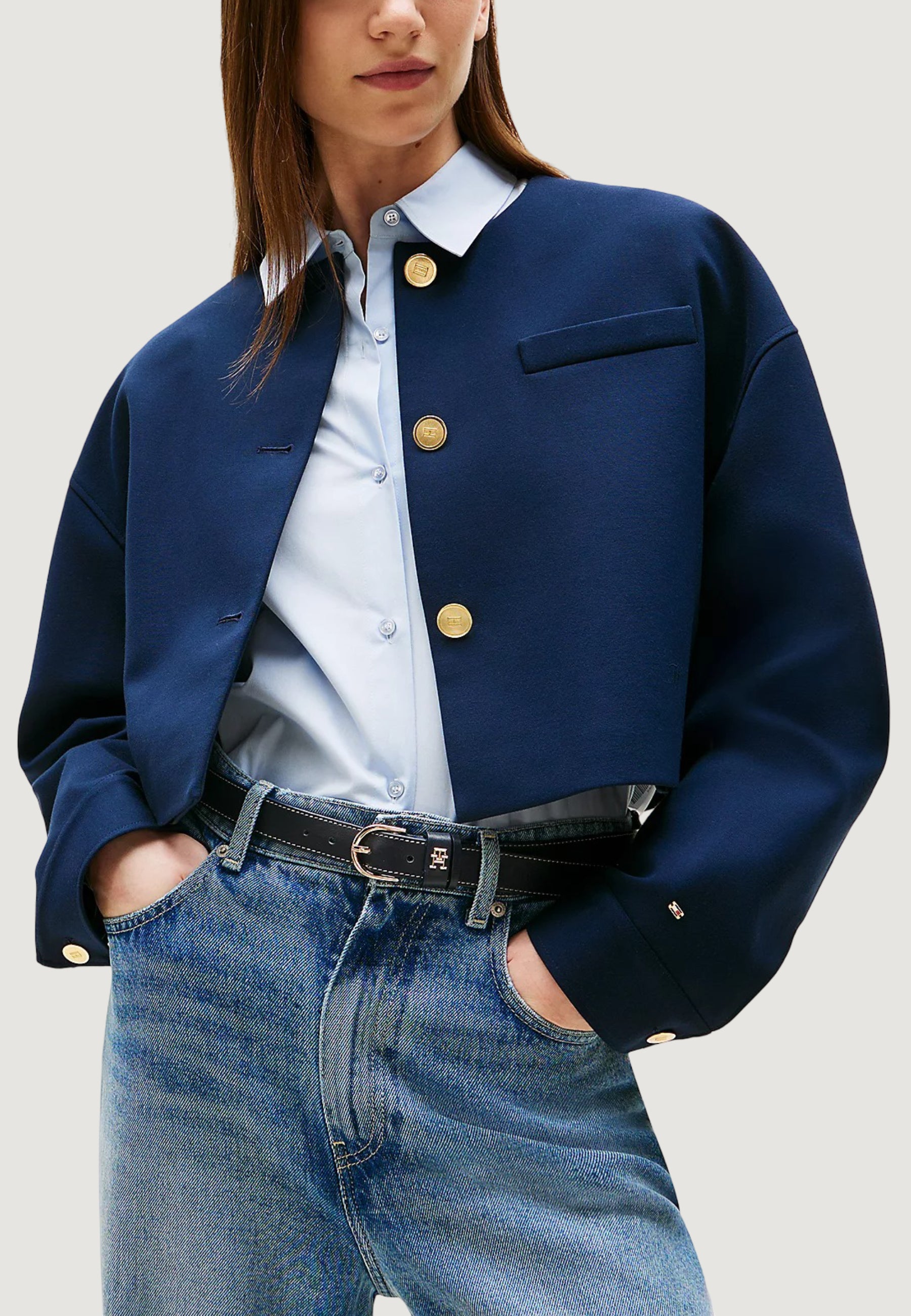 Giacca Tommy Hilfiger PUNTO CROP LADY JACK