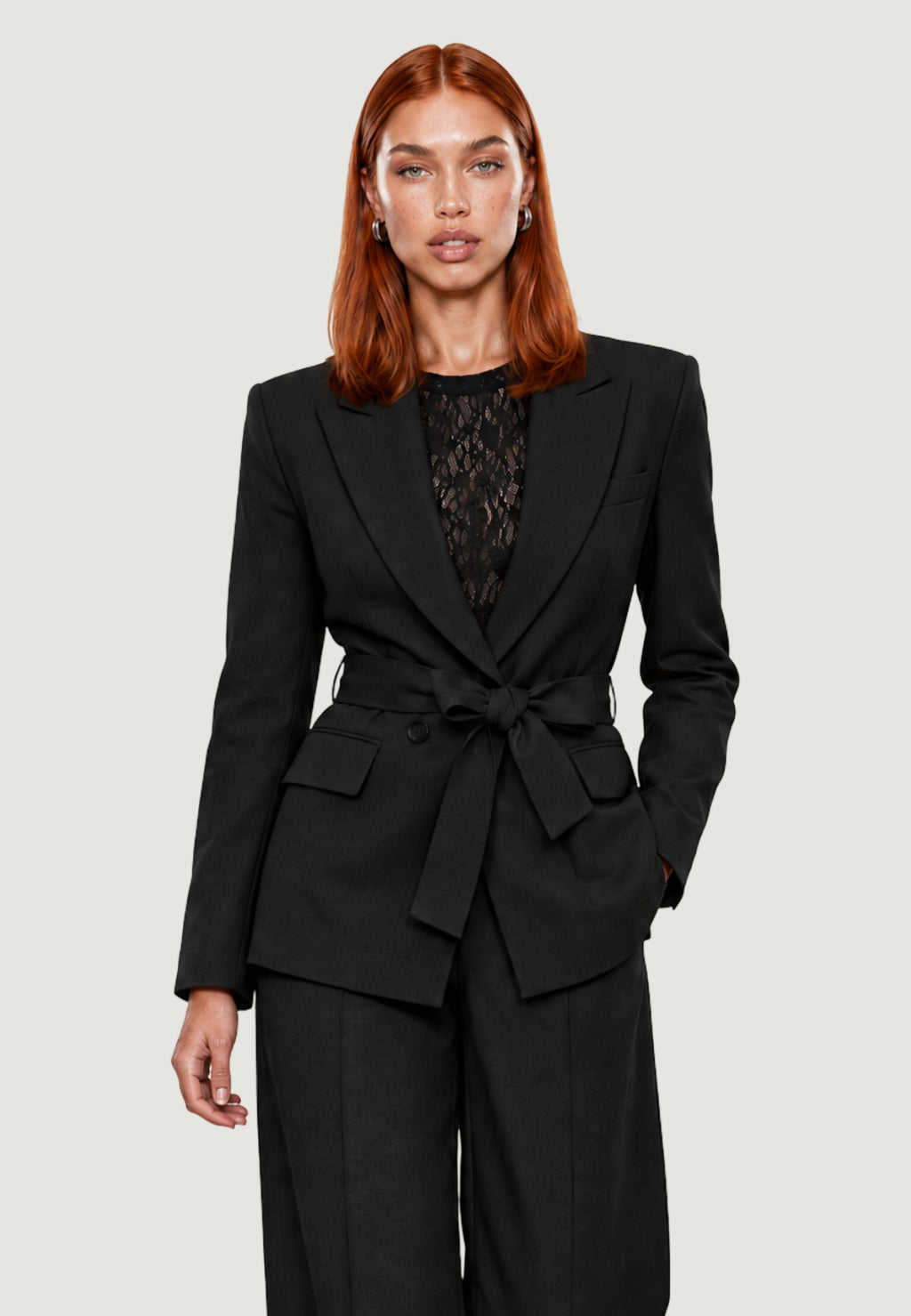 Giacca da completo I am DIAMANTE BELTED BLAZER