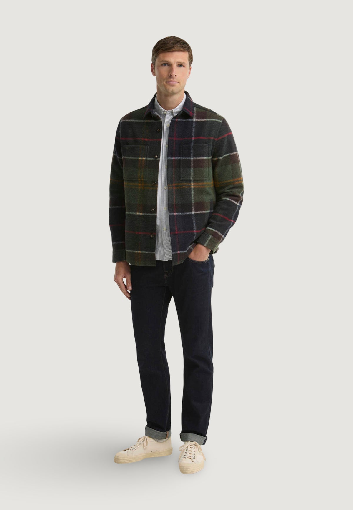 Giacchetto Barbour WOODLANE TAIL BRUSH CCK OVSRT
