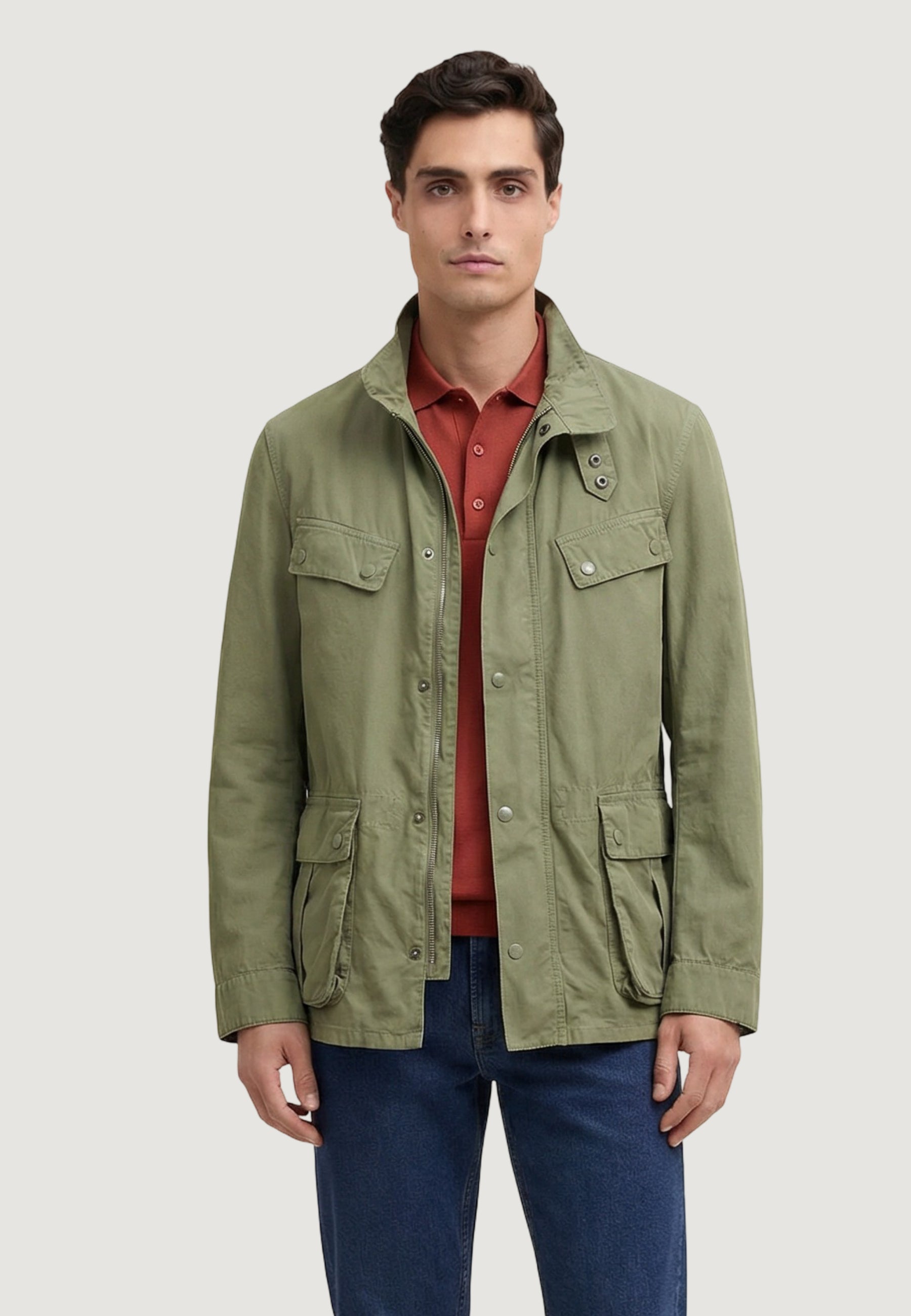 Giacchetto Barbour GARMENT DYED DUKE CASUAL JKT