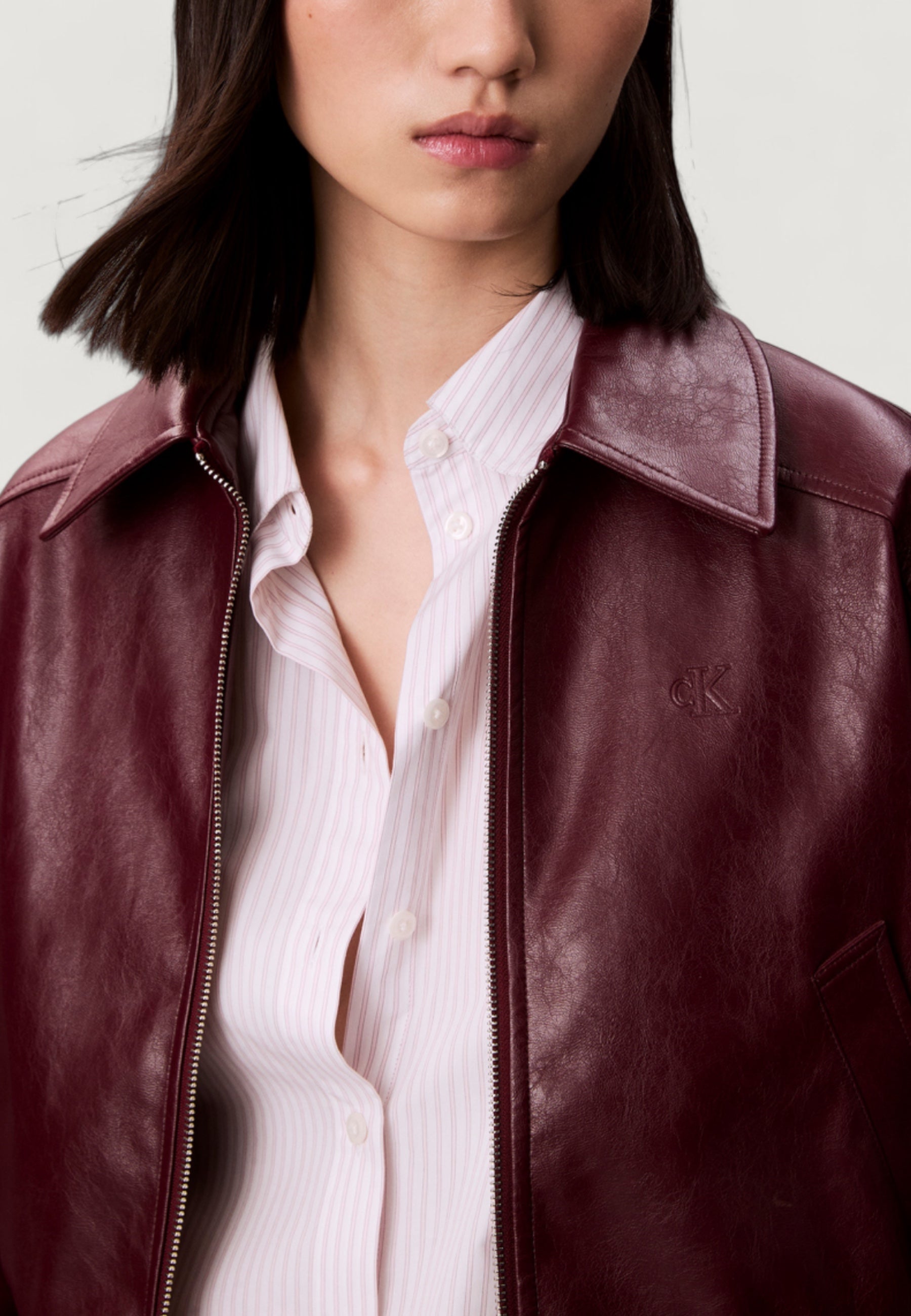 Jackets Calvin Klein Jeans A-Cropped Crinkle Fa