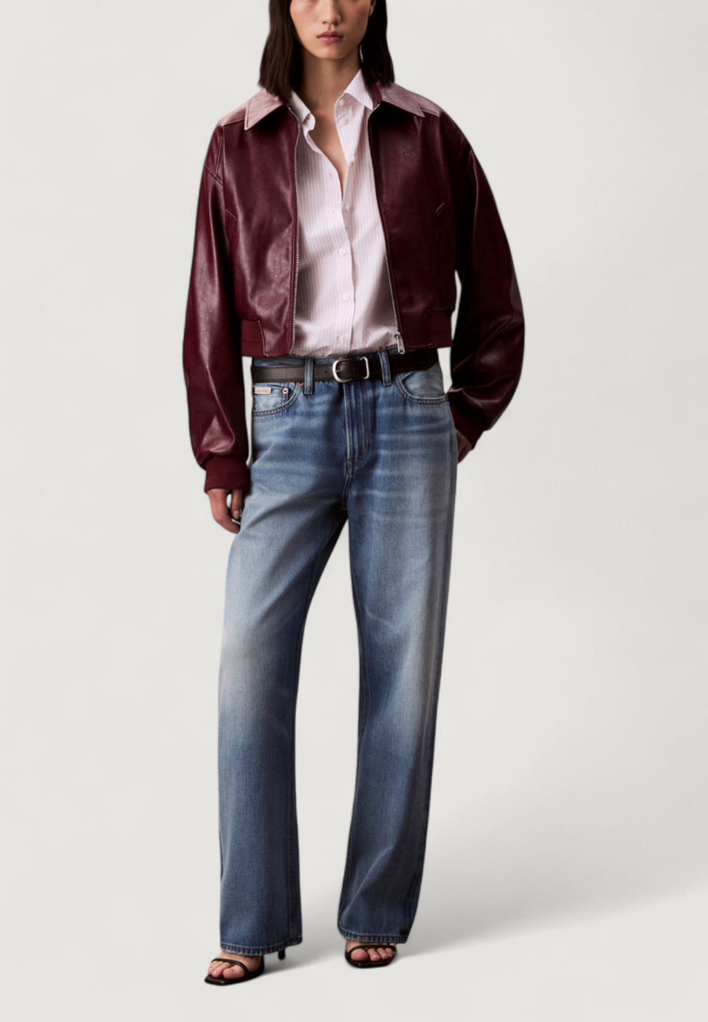 Jackets Calvin Klein Jeans A-Cropped Crinkle Fa