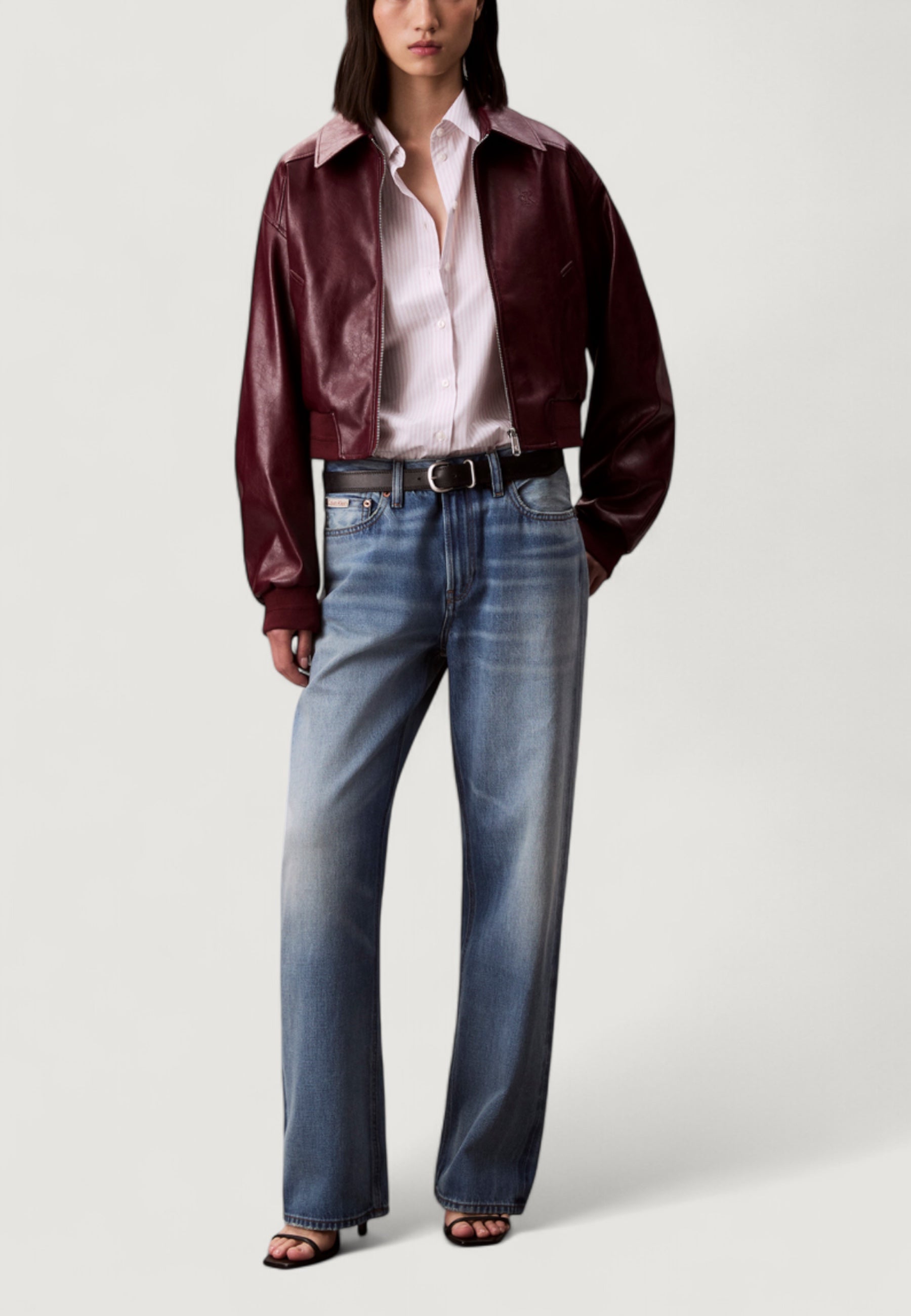 Jackets Calvin Klein Jeans A-Cropped Crinkle Fa