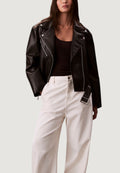 Giacchetto Calvin Klein Jeans FAUX LEATHER MOTO JA