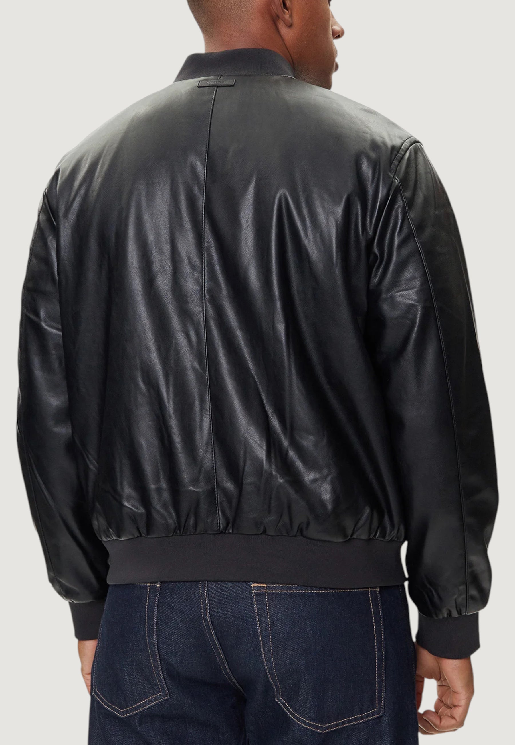 Giacchetto Calvin Klein Jeans LS FAUX LEATHER BOMB