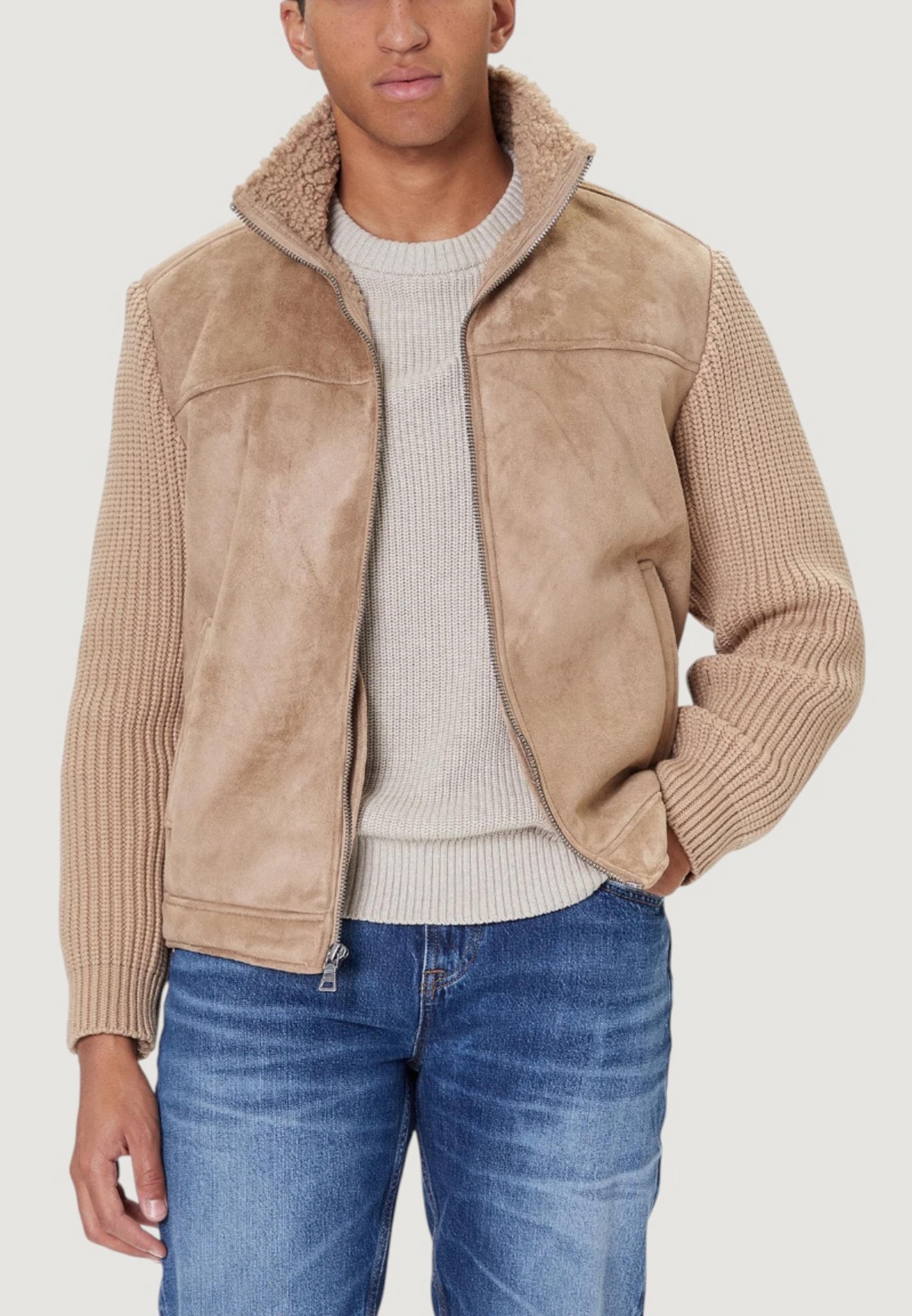 Jacket Guess LS MN SUEDE MIX RIVER JACKET