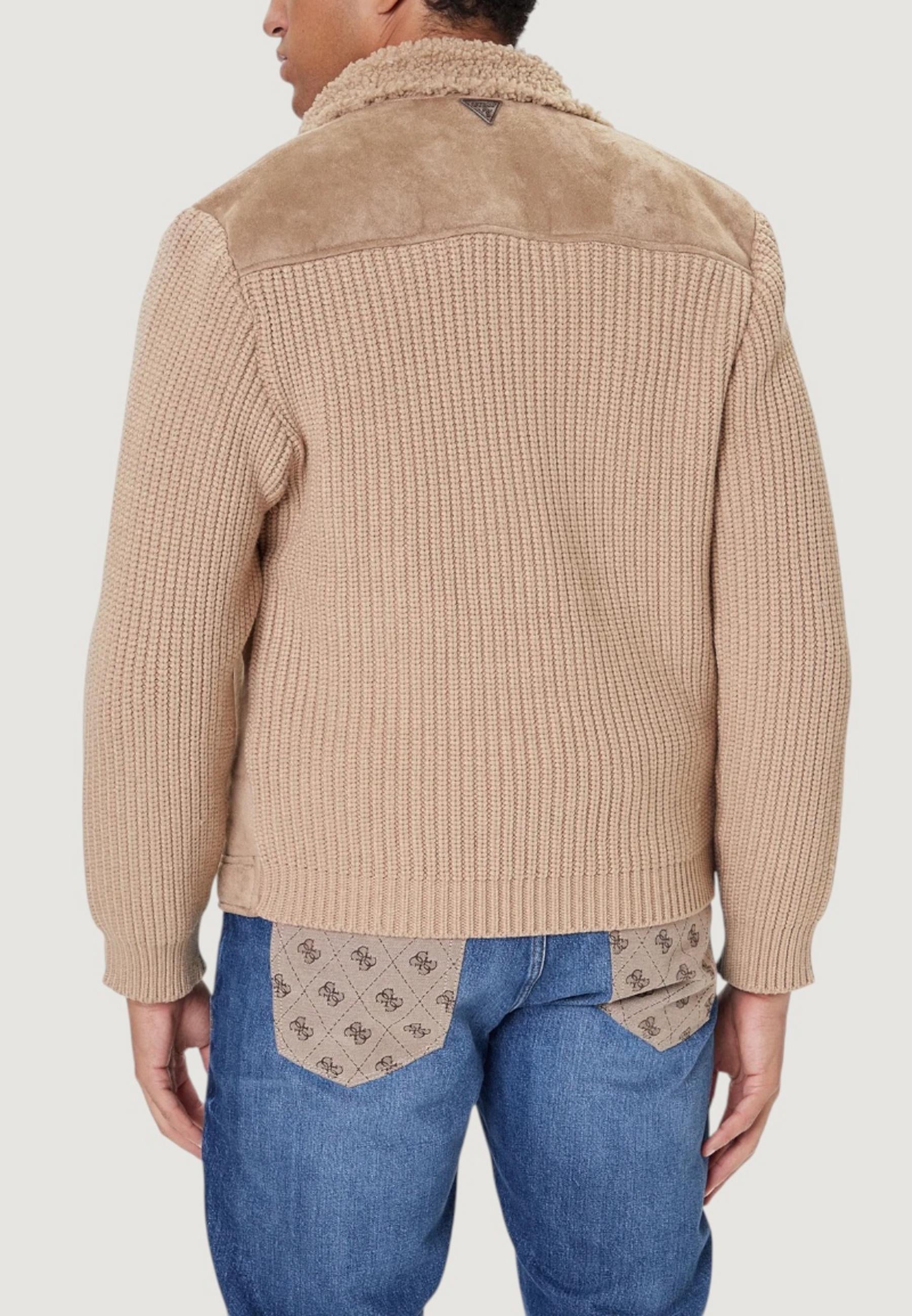 Jacket Guess LS MN SUEDE MIX RIVER JACKET