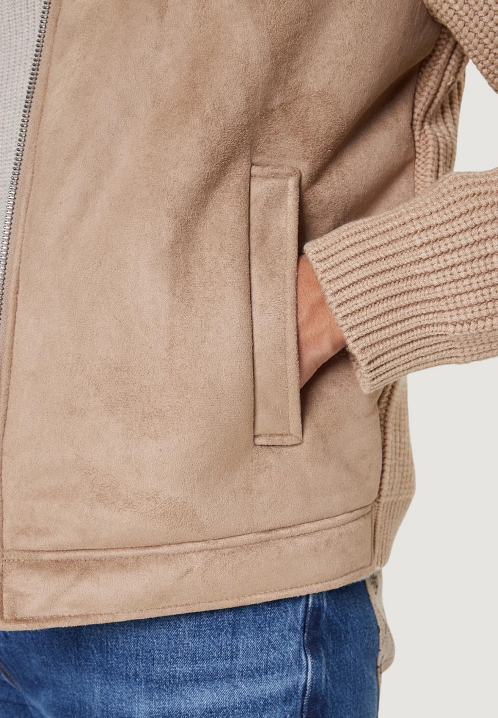 Jacket Guess LS MN SUEDE MIX RIVER JACKET