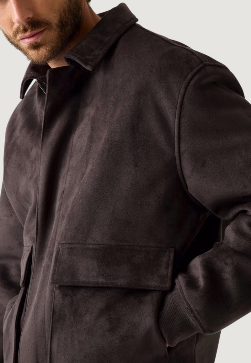 Jacket Guess RYAN FAUX SUEDE JACKET