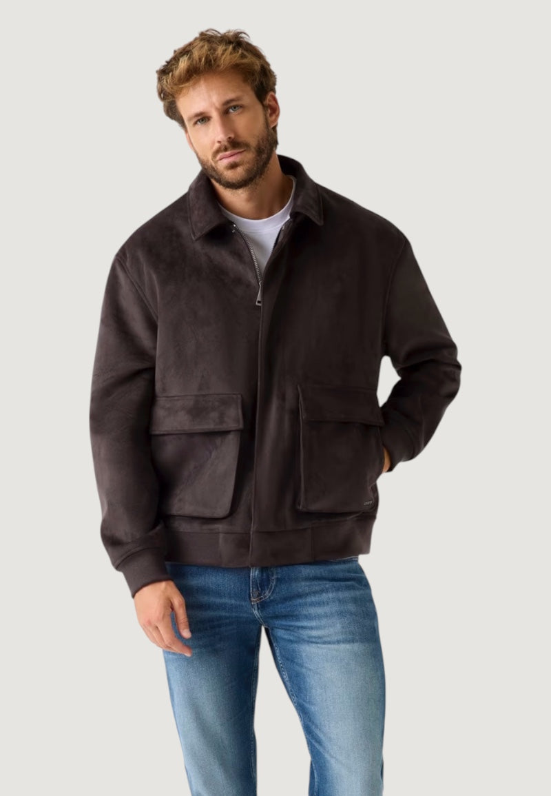 Jacket Guess RYAN FAUX SUEDE JACKET