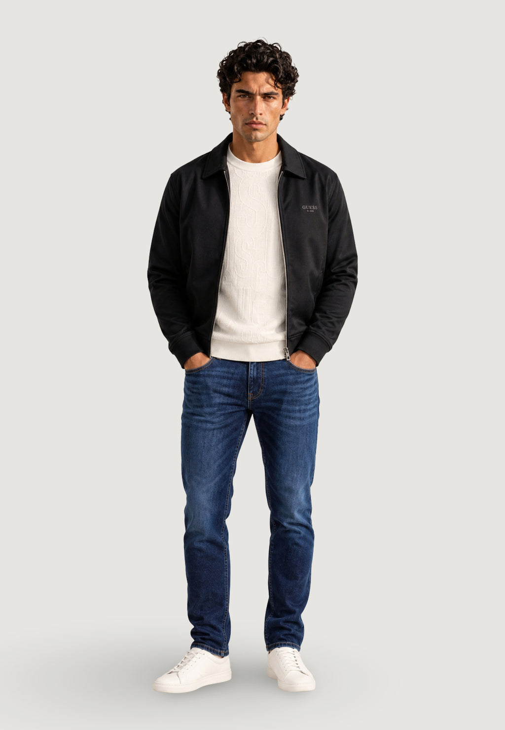 Giacchetto Guess LS ZIP UP SWEAT JACK