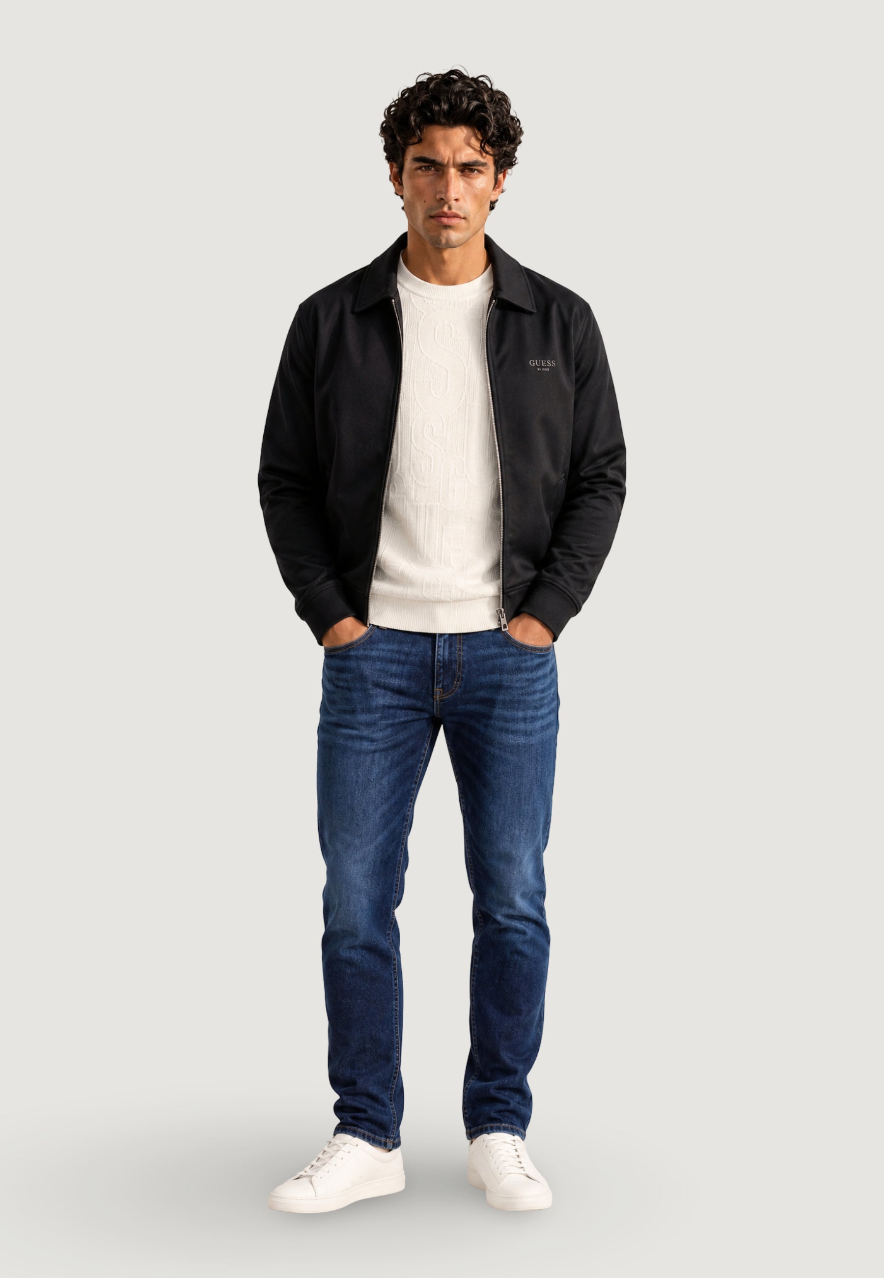Giacchetto Guess LS ZIP UP SWEAT JACK