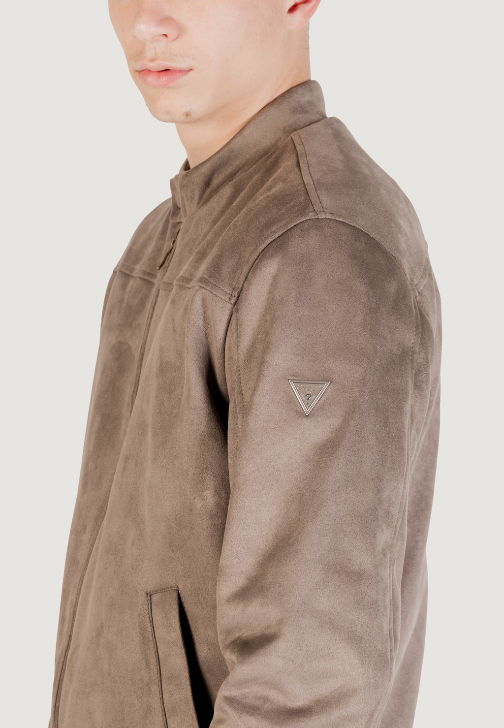 Giacchetto Guess SUEDE BIKER JACKET