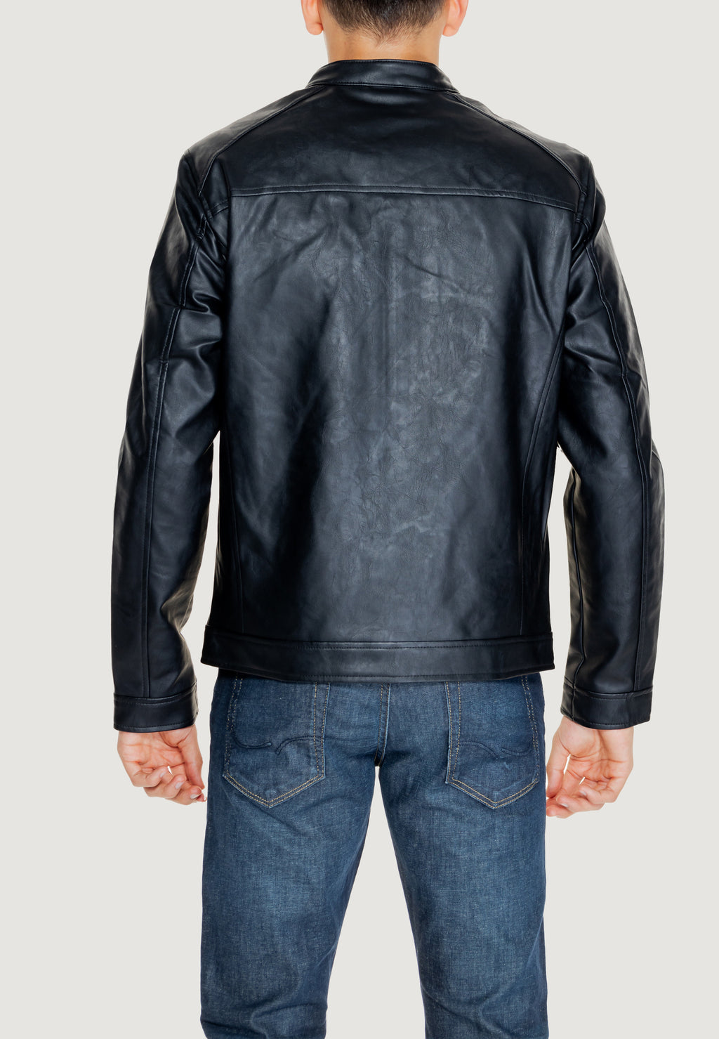 Giacchetto Jack Jones JJEDYLAN CLEAN PU JACKET NOOS