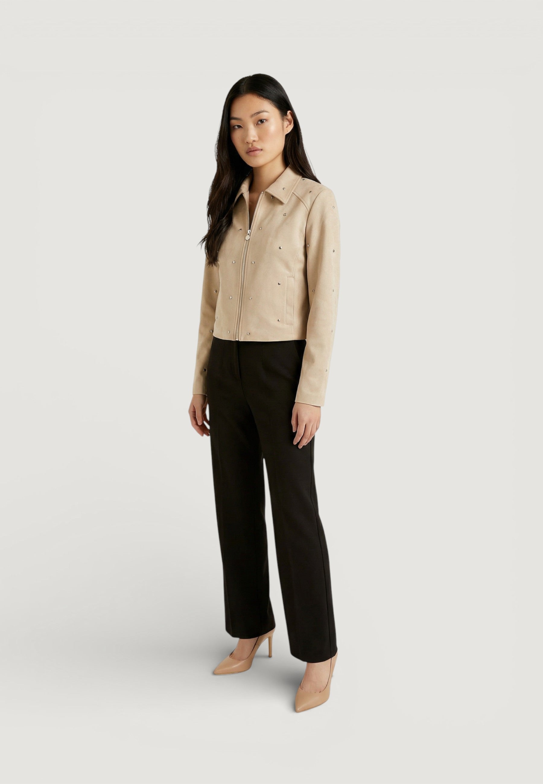 Jackets Jacqueline de Yong Jdyrowan Faux Suede Stud Jacket Otw Sgo