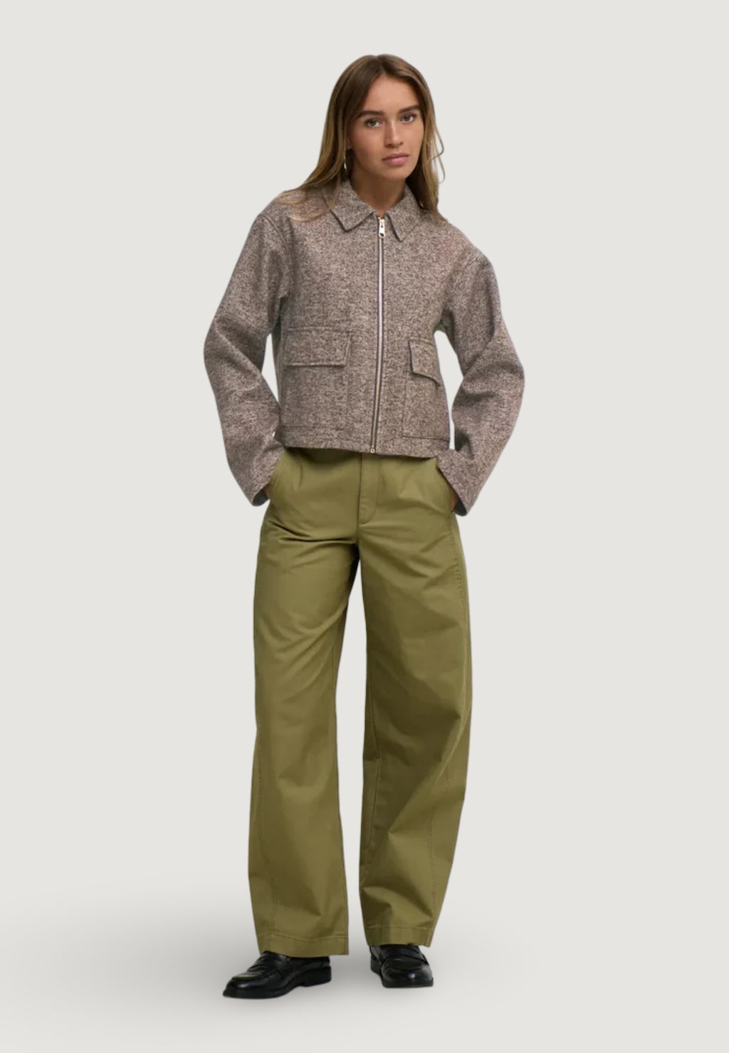 Jackets Jacqueline de Yong Jdyvinga Herringbone Jacket Otw Noos