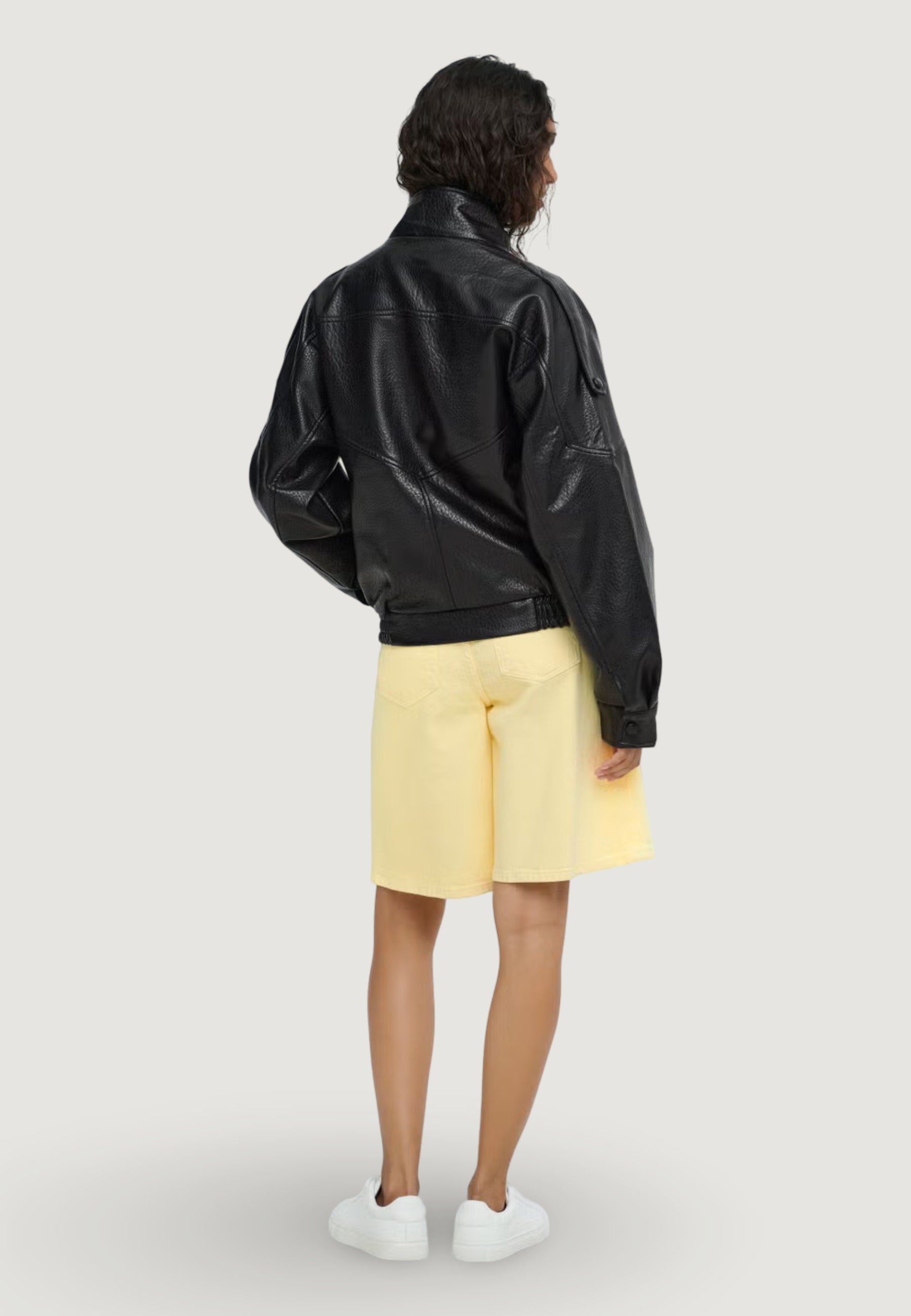 Giacchetto Jacqueline de Yong Jdyraye Pu Oversized Bomber Jacket Pnt