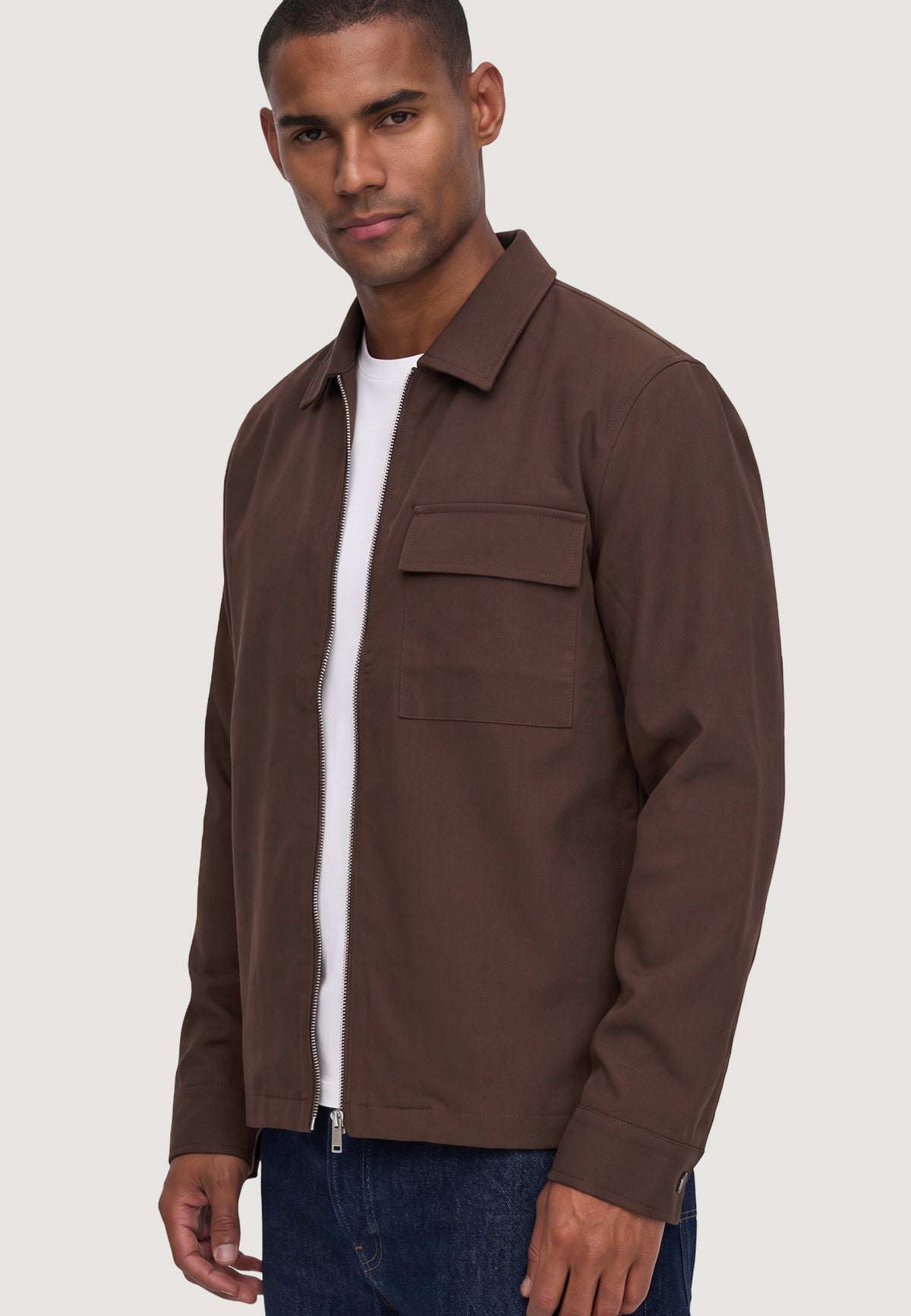 Jacket Only & Sons Onswill Reg 0292 Zip Overshirt Frml Noos