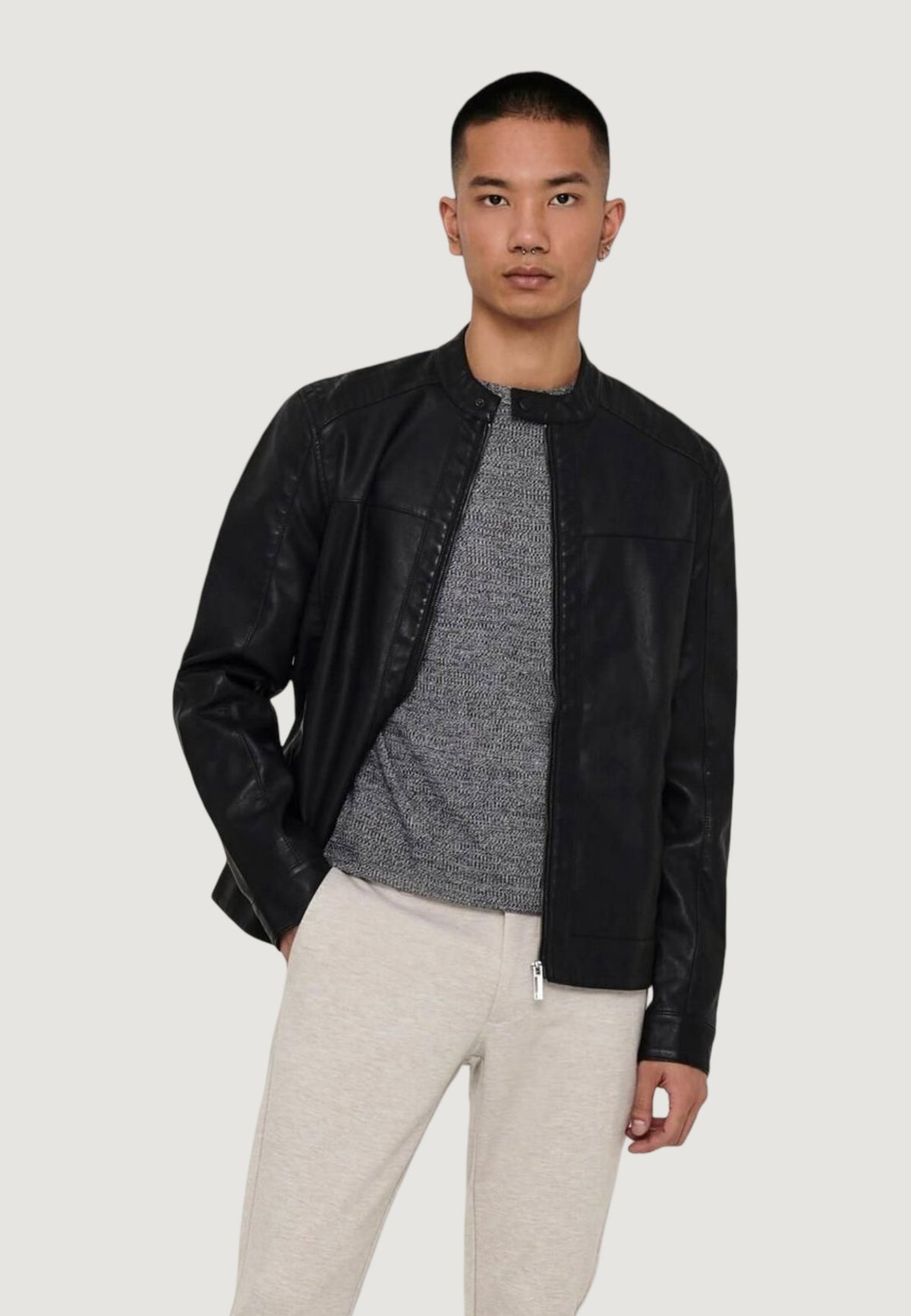 Jacket Only & Sons MIKE PU RACER JACKET OTW