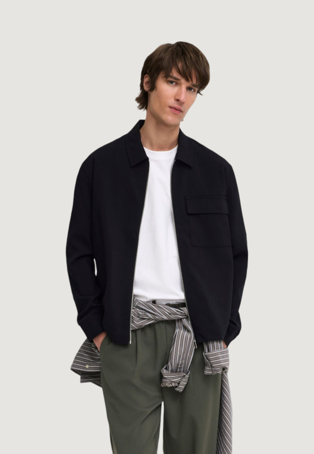 Jacket Only & Sons Onswill Reg 0292 Zip Overshirt Frml Noos