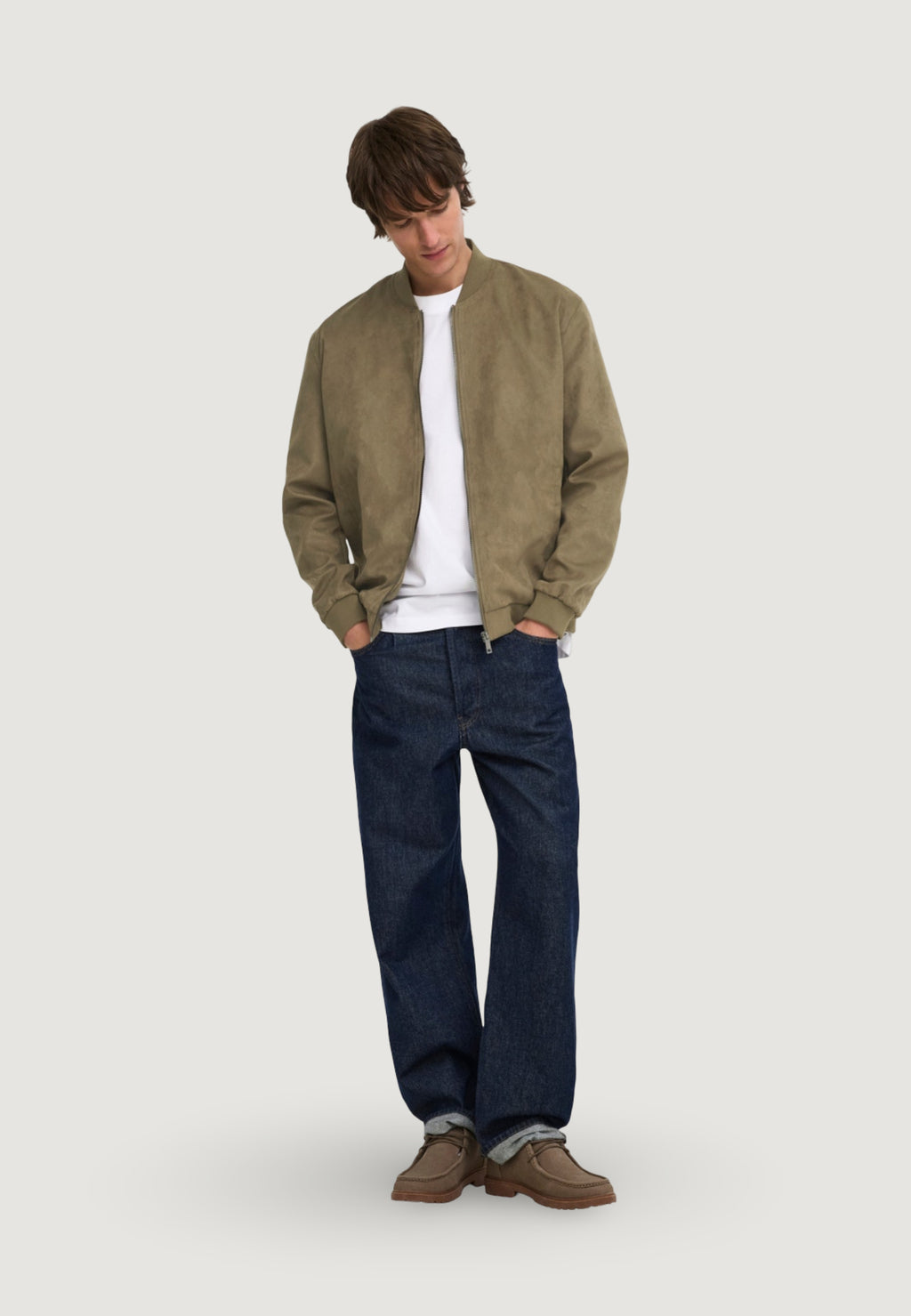 Jacket Only & Sons Onslucas Fake Suede Bomber Otw Noos
